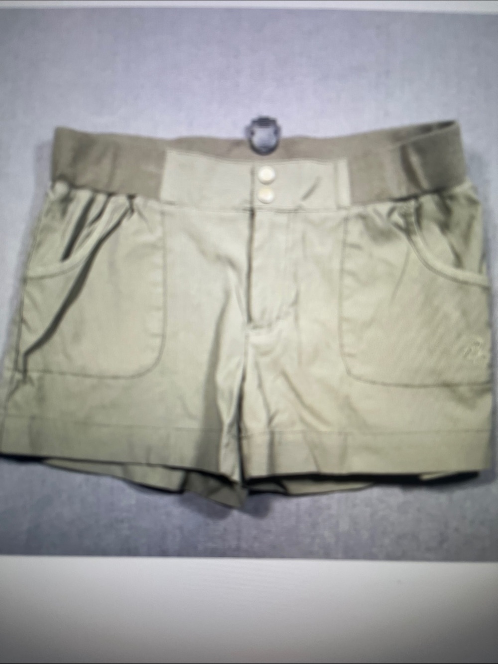 Whitetails Shorts Womens 10 Green Stretch Hiking Utility Outdoo